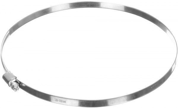 Хомут червячный 170-190 мм оцинкованная сталь