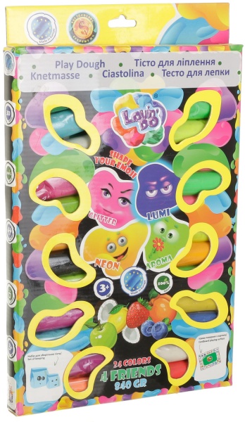 Тесто для лепки 4 Friends 24 цвета Lovin'do