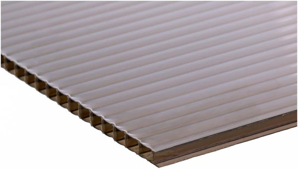 Поликарбонатный лист 8мм 3000х1050мм бронзовый