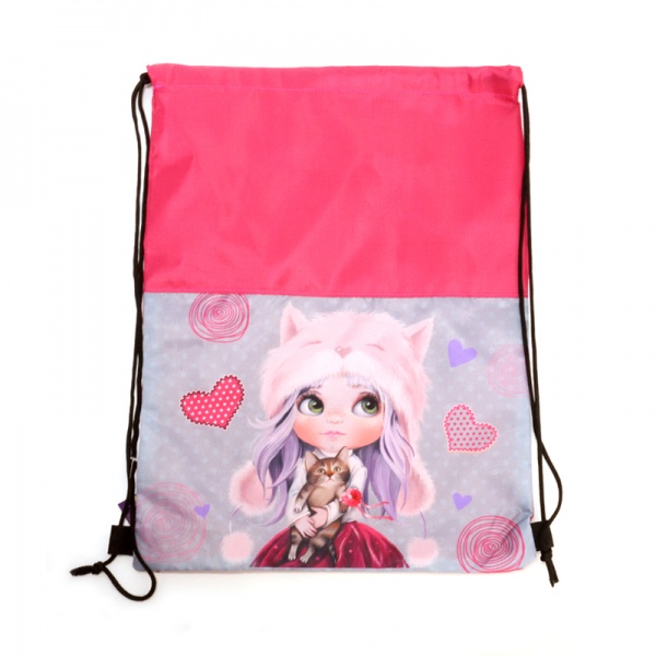 Сумка для обуви Lider Девочка-котик