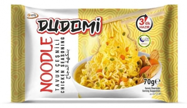 Вермішель DUDOMI зі смаком курки 70 г 