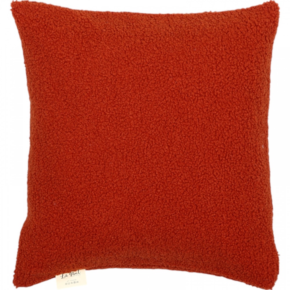 Наволочка декоративная Teddy 45x45 см кирпичный La Nuit