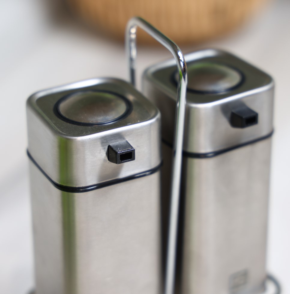 Набор для масла и уксуса Flamberg Premium на подставке Sprinkle 220 мл