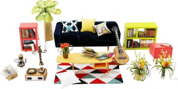 Конструктор Robotime Diy House Вітальня DG106