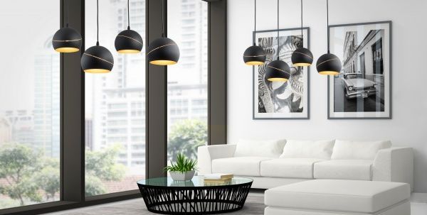 Підвіс TK Lighting Yoda Orbit 3x60 Вт E27 чорний/золото 2082 