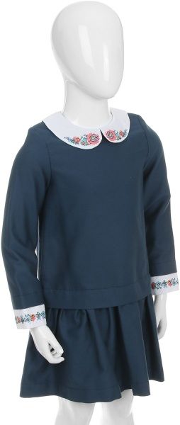 Платье Эдельвика р.152 синий 125-17/00 