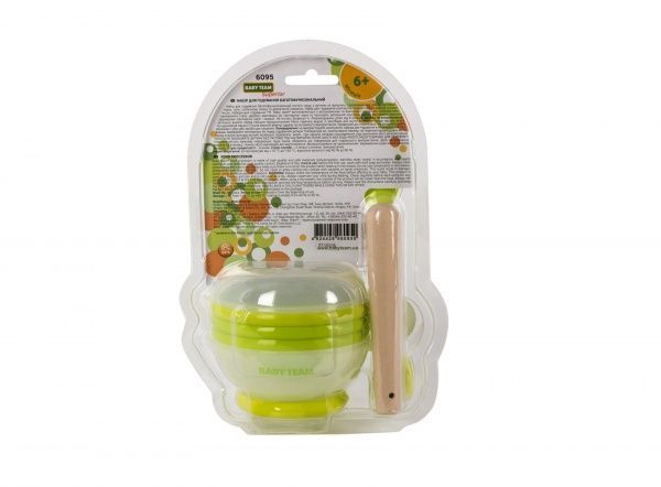 Набор посуды Baby Team Набор для кормления Baby Team многофункциональный,6095