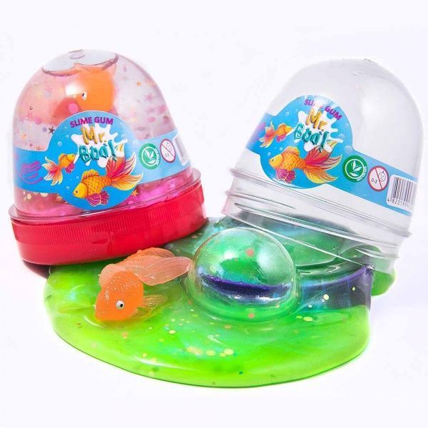 Лизун-антистресс OKTO Pearl с рыбкой 100 г 80053