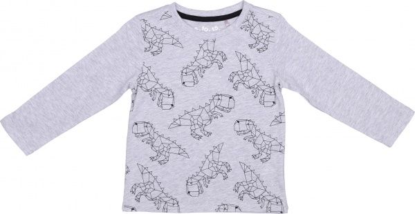 Футболка для хлопчиків 5.10.15. 1H3911 р.98 сірий меланж 