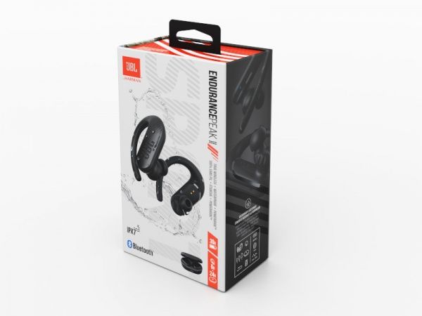 Навушники JBL Endurance Peak II black (JBLENDURPEAKIIBLK) 