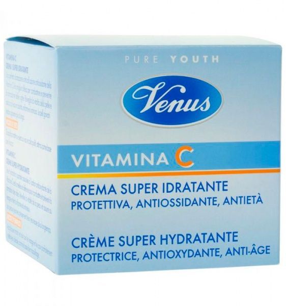 Крем для лица дневной Venus антивозрастной увлажняющий с витамином C 50 мл