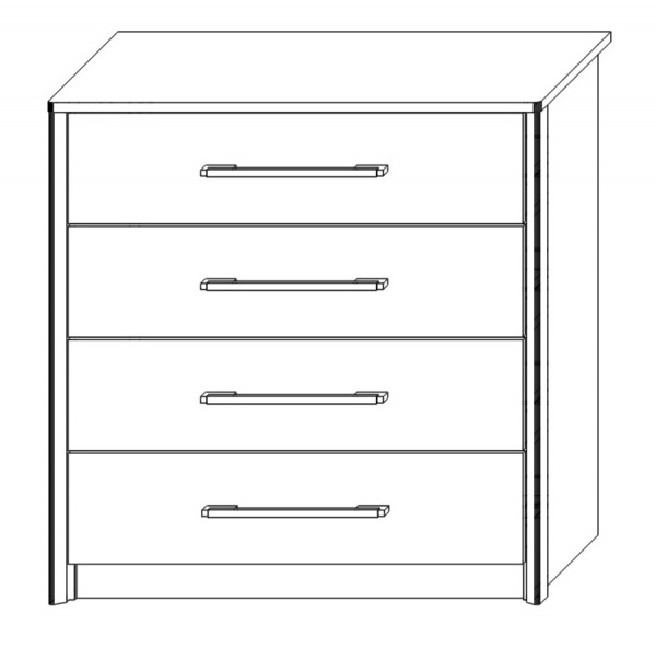 Комод SOKME 800 Скарлет SOKME дуб сонома/дуб сонома 