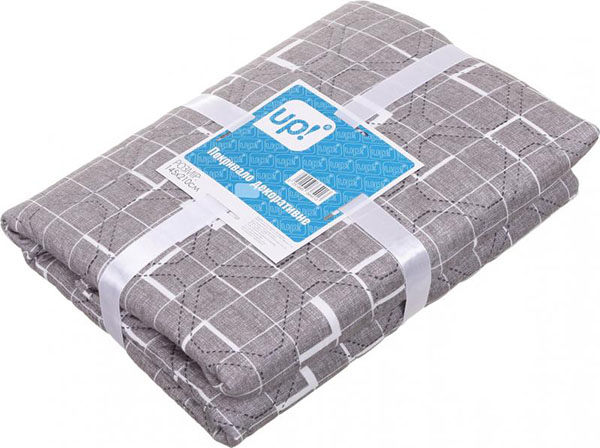 Покривало Rome 145x210 см UP! (Underprice) сірий із білим 