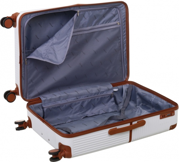 Чемодан 96 л белый LS22200 69х48х29 ABS 