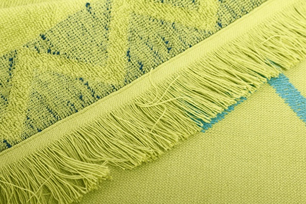 Рушник пляжний ZIGZAG 80x180 см салатовий Homeline 