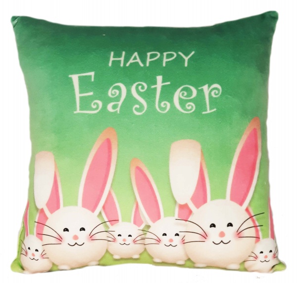 Подушка декоративна Анна Happy Easter 35 см різнокольоровий
