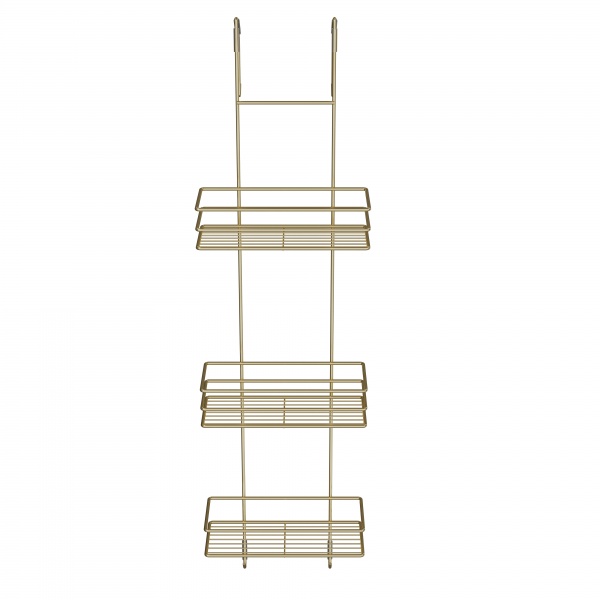 Полка для ванной Украина 3-ярусная золото 