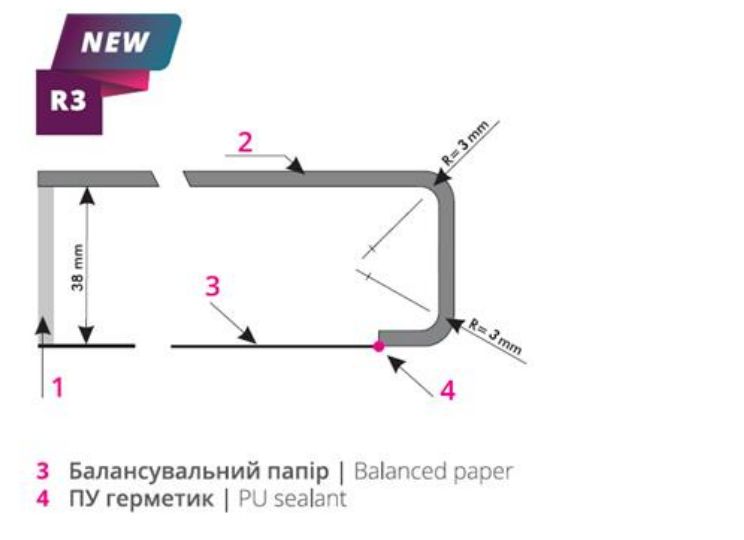 Стільниця SWISS KRONO 4448/SM R3 вологостійка 4100x600x38 мм мармур ромео білий