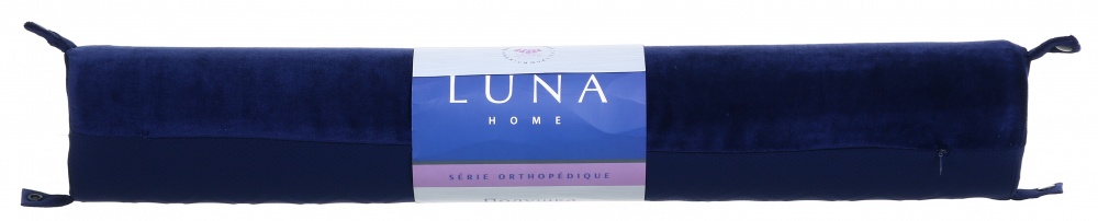 Подушка для подорожей Twist Navy Luna 66x10 см синій