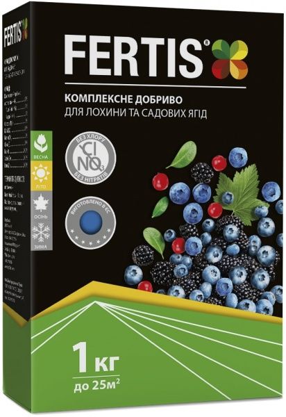 Удобрение минеральное Arvi Fertis для голубики и садовых растений 1 кг