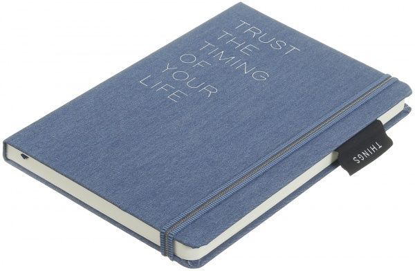 Книга для записей Джинсовая А5 96 л синий