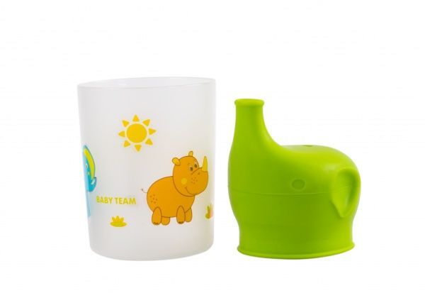 Поильник Baby Team с силиконовой насадкой 200 мл