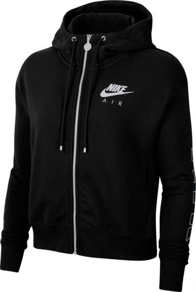 Джемпер Nike W NSW AIR HOODIE FZ FLC BB CJ3041-010 р. S чорний