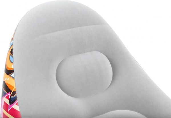 Кресло надувное Bestway Graffiti Comfort Cruiser 121х100 см разноцветный