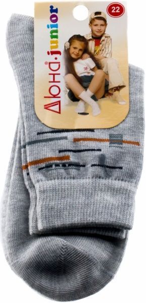 Носки детские Duna 4В 456-24 р.22–24 серый 