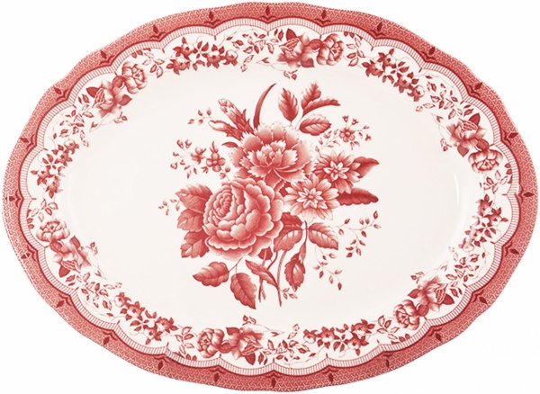 Блюдо Victoria Pink 36 см 910-065 Claytan Ceramics 