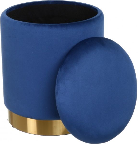 Сундук-пуф Francois 31,5х31,5х38см синий 