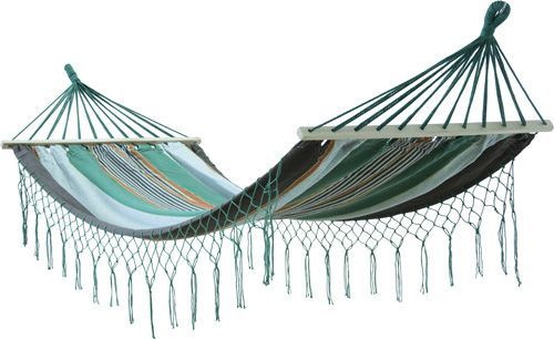 Гамак UP! (Underprice) з бахромою 100x200 см зелений 