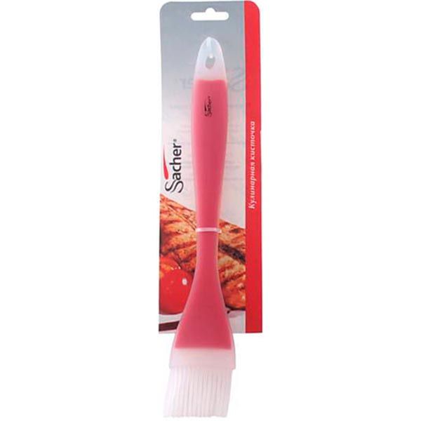 Пензлик кондитерський Sacher червоний