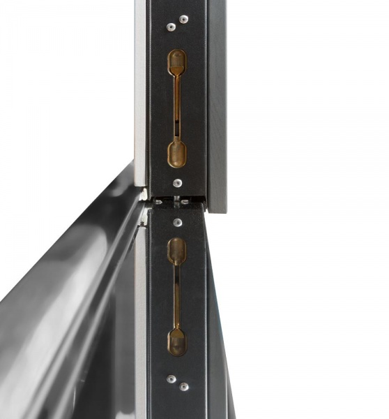 Двері вхідні Булат Термо House-703 антрацит / дуб полярний 2050x1200 мм праві