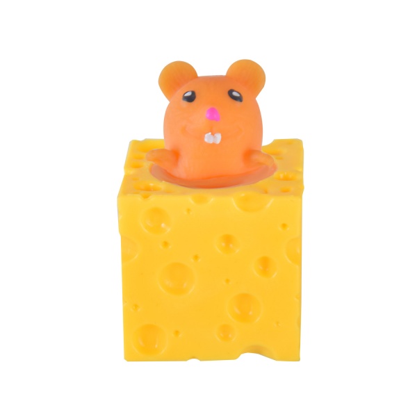 Іграшка-антистрес Мишка в сирі (3 кольори в асортименті) AN5081