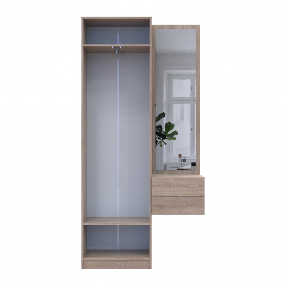 Прихожая Doros Сола 1+2 2150х1050х400 мм дуб сонома