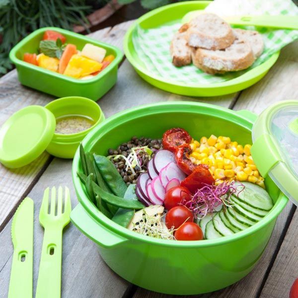 Контейнер із кришкою To Go Lunch 1 л зелений Curver