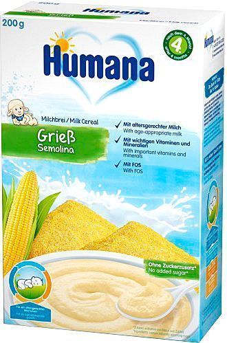 Каша молочная Humana от 6 месяцев кукурудзяна 200 г 