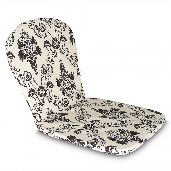 Матрас на кресло Cushy белый с узорами