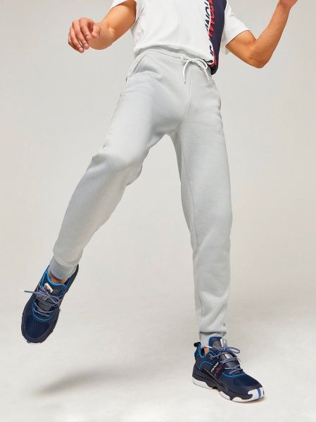 Брюки Tommy Hilfiger Sport FLEECE HBR LOGO JOGGER S20S200189001 р. L светло-серый