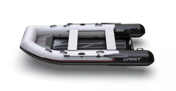 Лодка Aquaspirit Spirit S350 серый с красными вставками