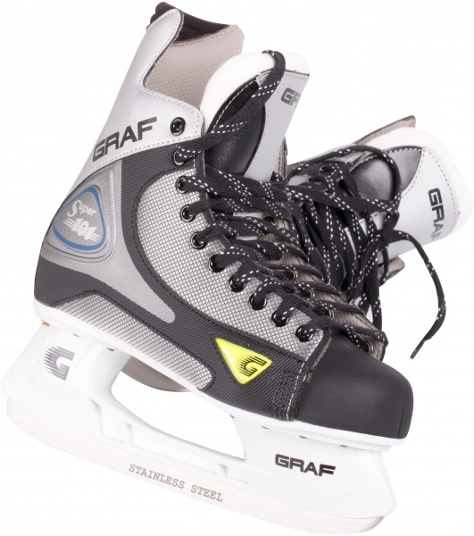 Коньки хоккейные Graf Ice Hockey Skate р. 32 1101/8-1НК 