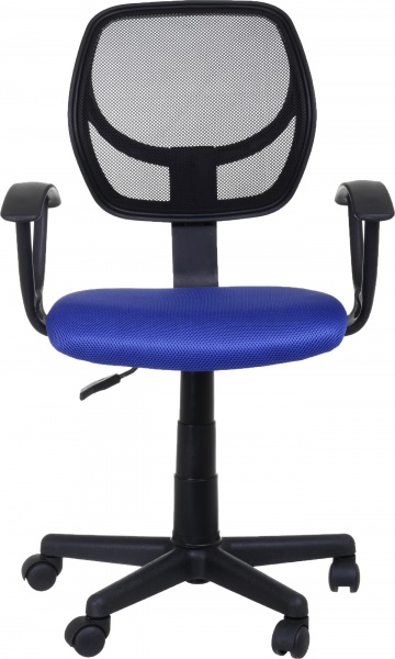 Кресло Аргон черно-синий 