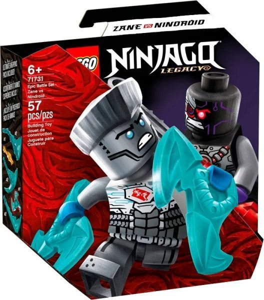 Конструктор LEGO Ninjago Зейн против Ниндроида 71731
