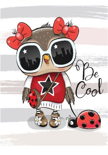 Постер Сова красная (Be cool) Posterclub 