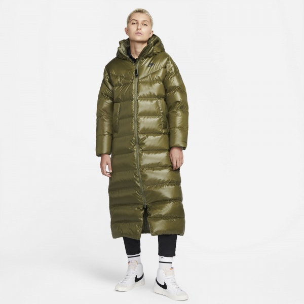 Пальто Nike W NSW TF CITY HD PARKA DH4081-222 р.XL зеленый