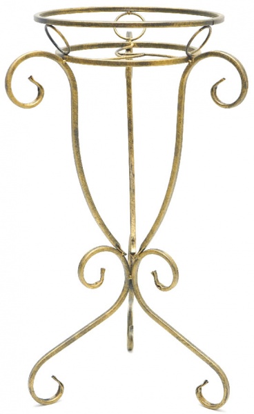 Підставка для квітів Ferrum Decor ST2859 31х29x59 см антична бронза 