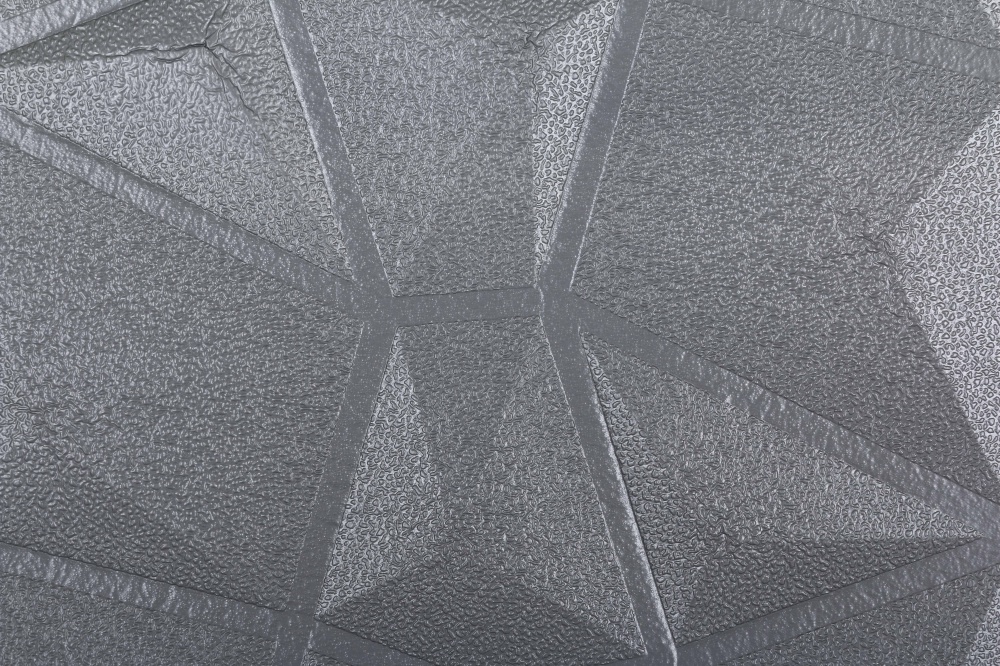 3D-панель с ПВХ Грани серые JQ002 700x700x8 мм