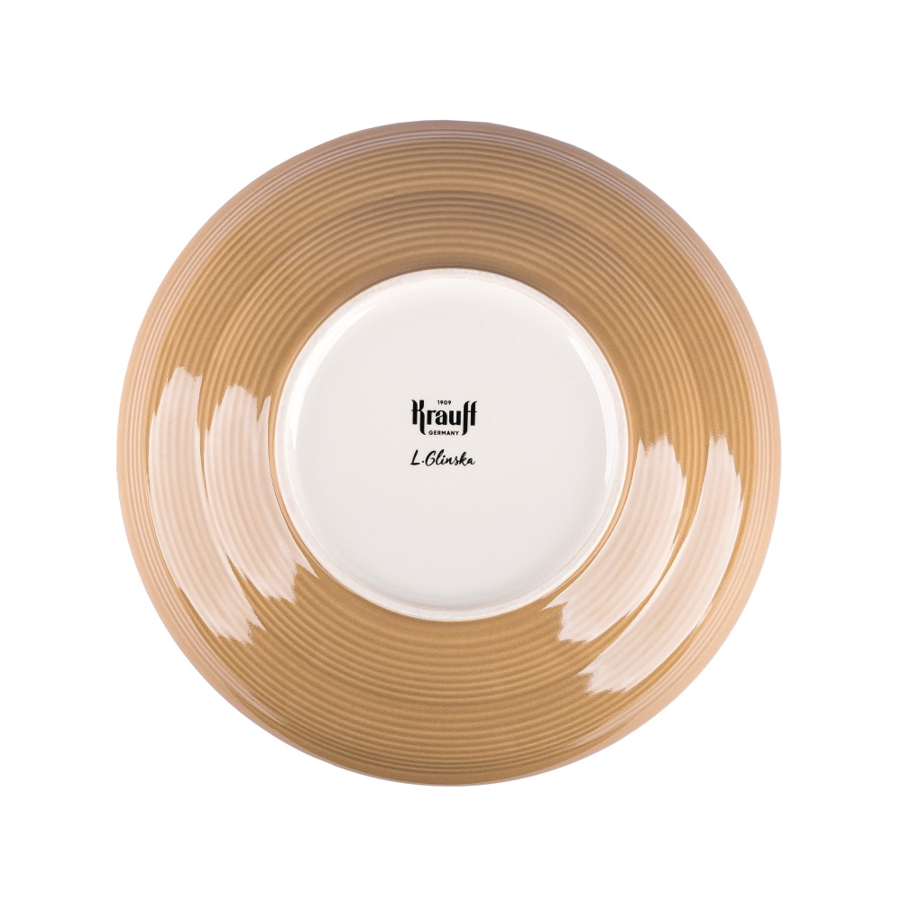 Тарелка суповая Krauff Zen Brown 700 мл 21,5 см 24-320-020