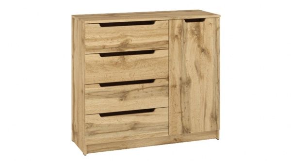 Комод Пехотин ЭКО-4+1(1000х900х380), тахо (1уп.) дуб тахо/дуб тахо 